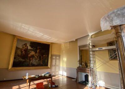 Les plafonds tendus à chaud